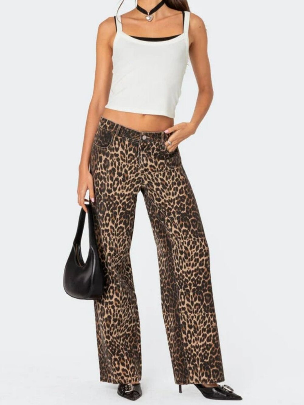 NEW! 64.95 PAC SUN CASEY LOW RISE BAGGY LEOPARD JEANS